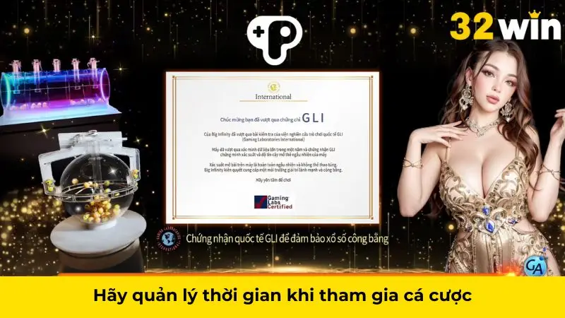 Hãy quản lý thời gian khi tham gia cá cược
